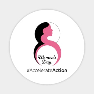 International-Women's-Day-Accelerate-Action-2025-8 March Magnet